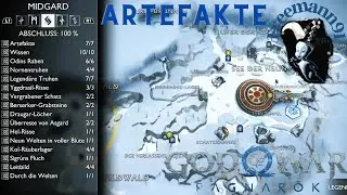 God of War Ragnarök Midgard Alle Artefakte