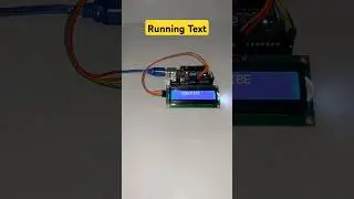 Running Text #arduino #arduinoproject #arduinoide #i2c #lcd #arduinotutorial #coding