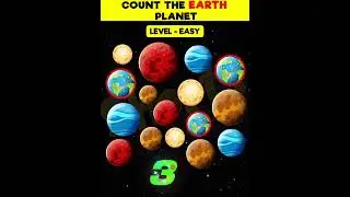 Count The Number Of Earth ! | Test Your Eyes | 