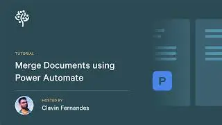 How to merge documents using Power Automate