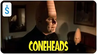 Coneheads (1993) | Scene: The aliens from the planet Remulak