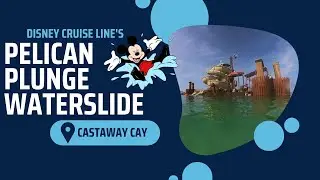 Disney Cruise Line's Pelican Plunge Waterslide POV Video | Castaway Cay