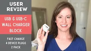 Fast Charge Everything! Power Packed 4 Port USB-C Charger Block