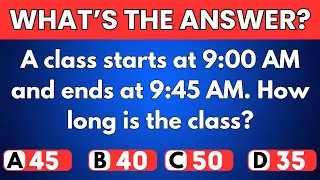 40 Time Puzzles to Test Your Math Skills! ⏰ Can You Solve Them All?