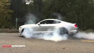 2015 Mustang GT Burnout Using Line Lock