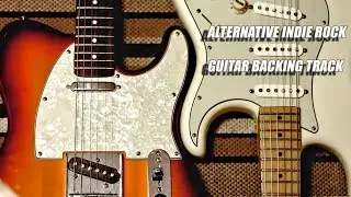 Alternative Indie Rock Guitar Backing Track A Major