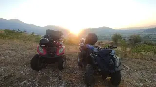 Andiamo a vedere l'alba sulla grande panchina e il panorama di Scurcola Marsicana ❤️ passione quad❤️