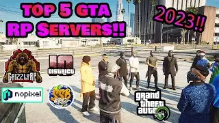 *NEW* TOP 5 BEST FREE GTA5RP SERVERS NO WHITELIST BEST GTA ROLEPLAY SERVERS FOR BEGINNERS 2023 PT.1