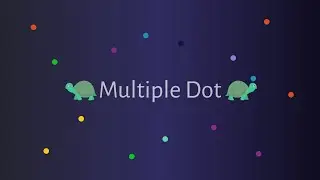 How to get multiple Dot in Python Turtle. Beginners Tutorial