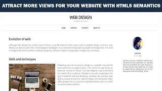 HTML5 Advanced Tutorial - HTML5 Semantics + How to build website using HTML5 Semantics