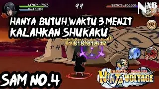 only 3 minutes to kill shukaku with Uchiha Itachi SOLO SAM - Naruto x Boruto Ninja Voltage