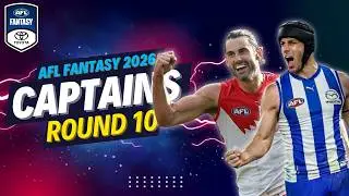 ROUND 10 CAPTAINS | AFL Fantasy 2026