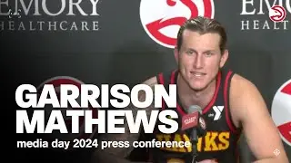 Garrison Mathews Press Conference | Atlanta Hawks Media Day 2024
