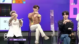 (Eng+) BTS (방탄소년단) SBS 8News Interview - Use of Sign language in Choreography