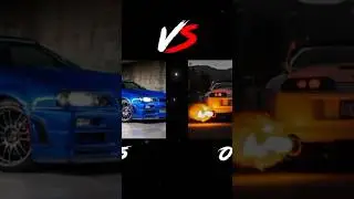 Skyline GTR 🆚 Supra Mk4 🤯