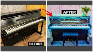 Amazing Piano Epoxy Custom Idea  - Epoxy Resin Art