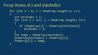 Selection Sort
