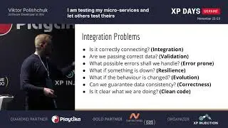 I am testing my micro-services and let others test theirs (Viktor Polishchuk, Ukraine) [RU]