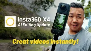 Create faster videos with the Insta360 X4 AI Editing Update!