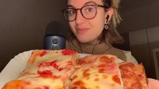 EATING PIZZA 🍕 (mukbang asmr ita)|| Luvilè ASMR