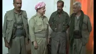 Barzani Maxmur'da Kürt güçlerini ziyaret etti