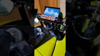 New Motorcycle HD Touchscreen Display... Universal Fit! #shorts #bikelife #applecarplay #androidauto