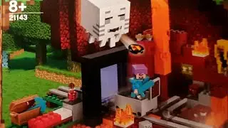 Обзор LEGO MINECRAFT ПОРТАЛ В ПОДЗЕМЕЛЬЕ