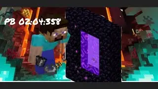 1.15.2 set seed enter nether (02:04:358) speedrun personal best