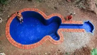 Build swimming pool underground model guitar