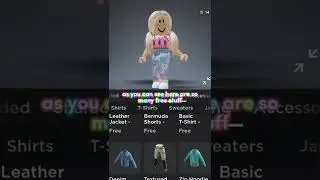 How to get free clothing on roblox *WORKING*