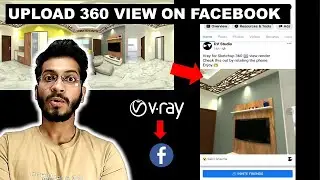 How to UPLOAD 360 RENDER ON FACEBOOK | Vray for Sketchup || DV Studio