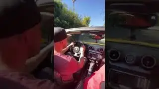 Driving a 2018 Ferrari California T through Hollywood