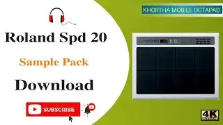 Roland Spd 20 Sample Pack Download || Sample Pack For Drum Machine || Mobile Octapad