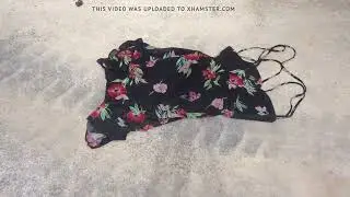 Crush Mustard on Floral Dress Under Tires