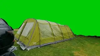 camping tent green screen background