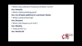 Ready Reference Quiz of LIS for KVS, NVS, DSSSB, DRDO, SET, NET, MPPSC, and Other Exam