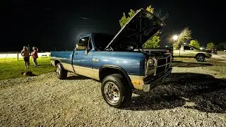The Blue truck at MO-KAN Diesel Drags 2024