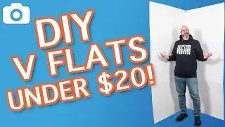 Diy V Flats for Photography Under $20! (NOT Foam Insulation Panels!)