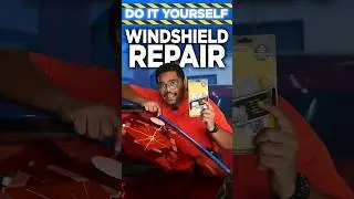 Windshield Crack Repair 🔨 #shorts #repair #diy #easy #windshield #damage #informative #hindi #cars24