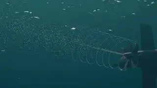 Unity Screw Cavitation VFX test