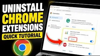How to uninstall Chrome extensions for data science - Quick Tutorial