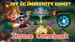 EXP lane JOY Comeback | SOLO Road to Global JOY | Best Build 2023 [ Mobile Legends ]
