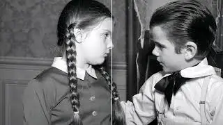 Wednesday Addams meets Eddie Munster #ai #wednesdayaddams #eddiemunster #lisaloring #butchpatrick 