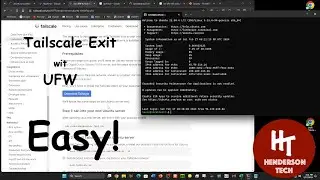 Tailscale Exit Node with UFW Firewall - Ubuntu