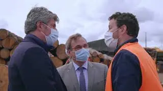 UNE RÉGION QUI ACCOMPAGNE LA FILIÈRE BOIS