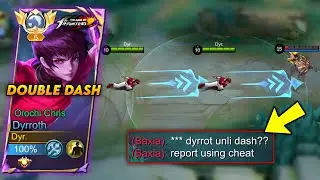 DYRROTH NEW DOUBLE DASH TRICK! THEY THINK I’M USING CHEAT!💀