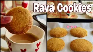 🍪🥥EASY RAVA COOKIES | SUJI BISCUIT |  COCONUT RAVA COOKIES | THEFOODIEEEBAKER 
