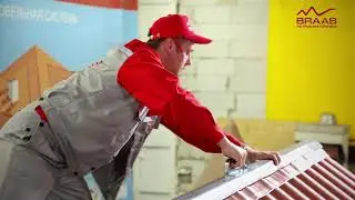Монтаж натуральной черепицы BRAAS