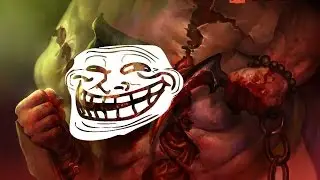 Dota 2 pudge. Затролил врагов=)