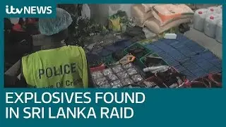 Huge amounts of bomb-making material discovered in Sri Lanka house following gun battle | ITV News